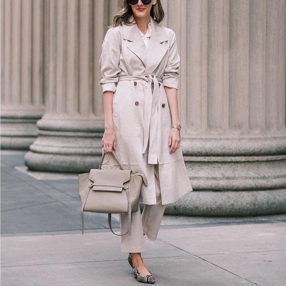 Everlane Jackets & Blazers - NWT Everlane The Drape Trench Coat In Sandstone S